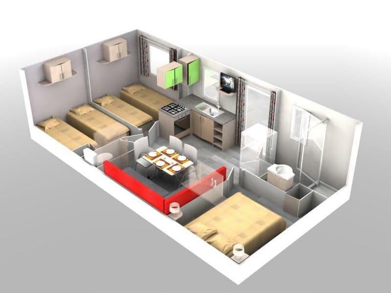mobilhome climatisé 3 chambres Vic-la-Gardiole Exterior foto